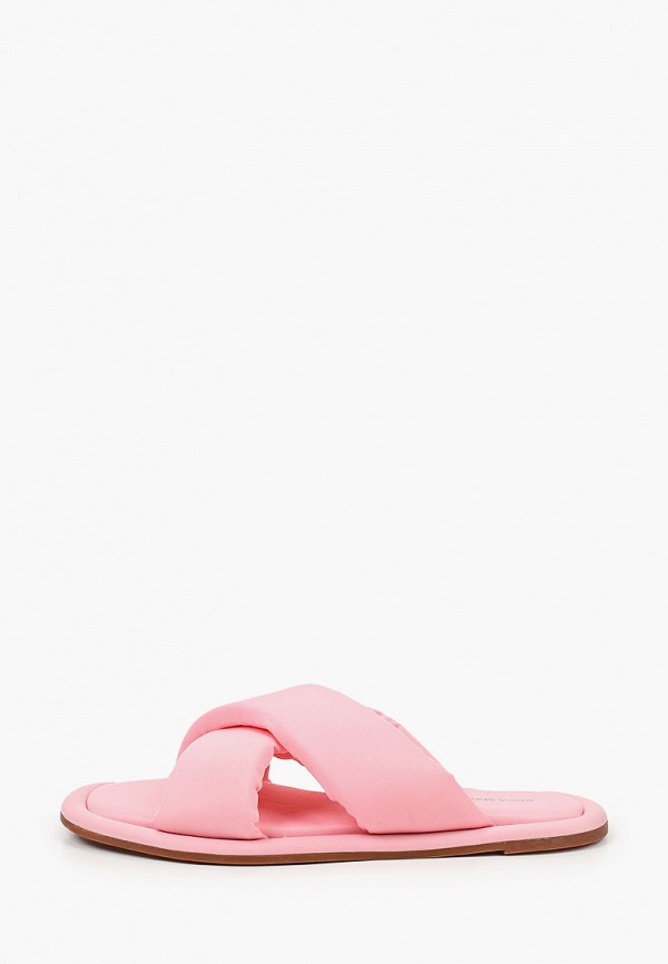 женское сабо ideal shoes, розовое