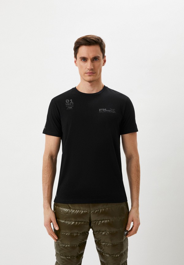 мужская футболка rlx ralph lauren, черная