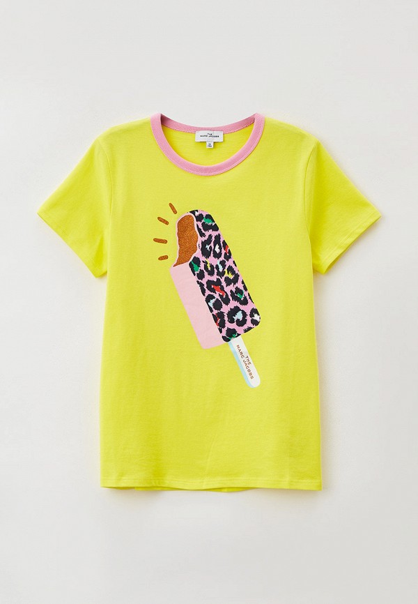 футболка с коротким рукавом marc jacobs для девочки, желтая