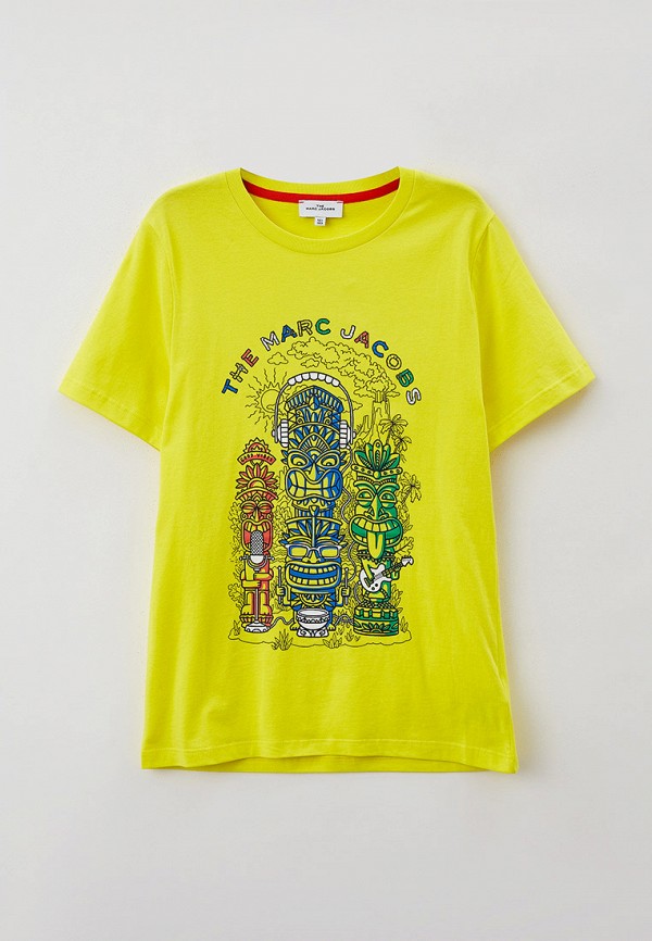футболка с коротким рукавом marc jacobs для мальчика, желтая