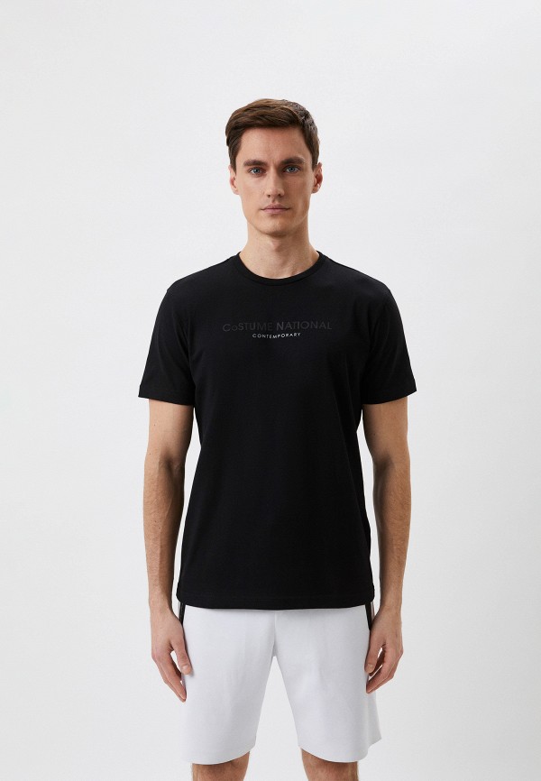 мужская футболка costume national contemporary, черная