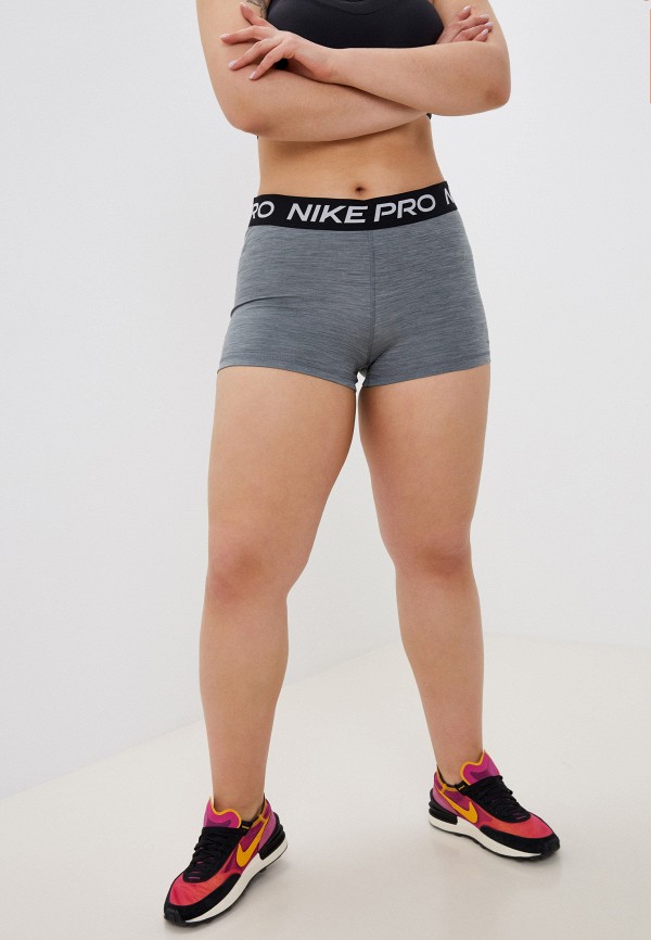 женские спортивные шорты nike, серые