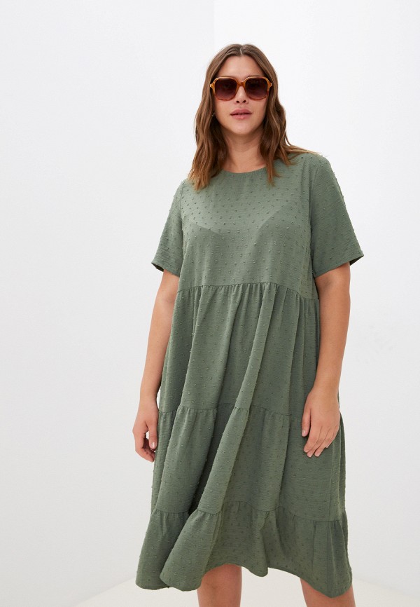 женское повседневные платье lorabomb, зеленое