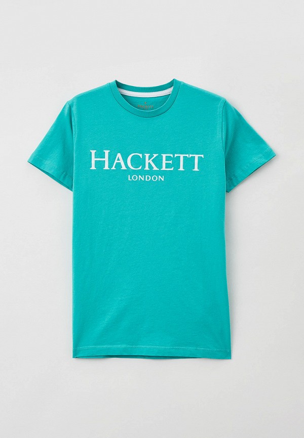 футболка с коротким рукавом hackett london для мальчика, бирюзовая