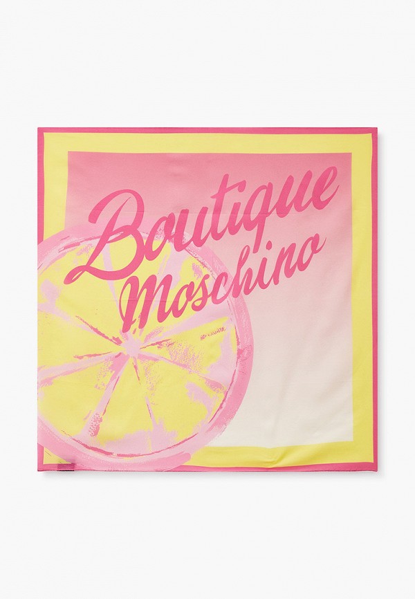 женский платок boutique moschino, розовый