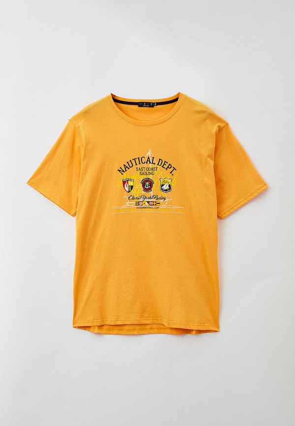 мужская футболка maxfort, желтая