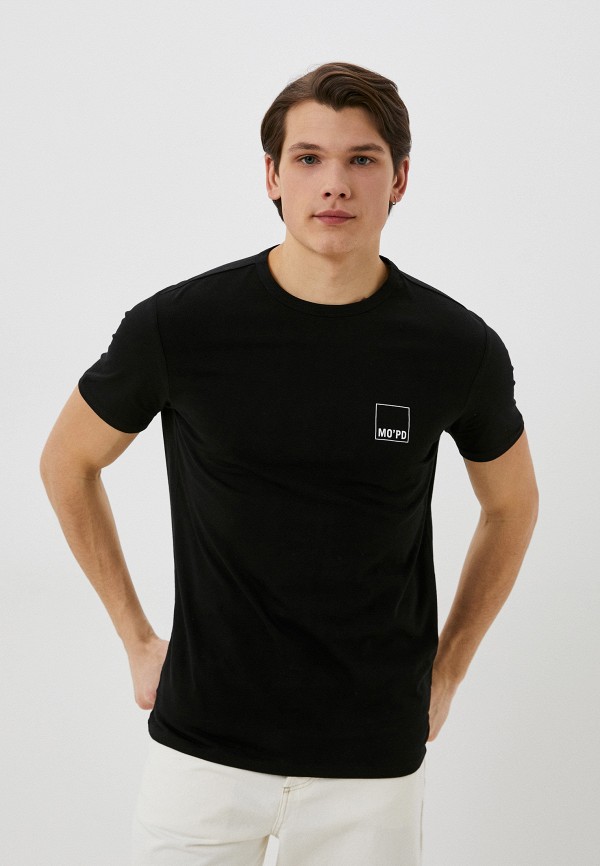 мужская футболка с коротким рукавом marc o’polo denim, черная