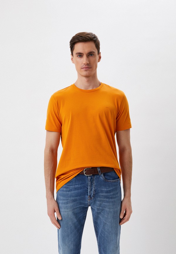 мужская футболка liu jo, оранжевая