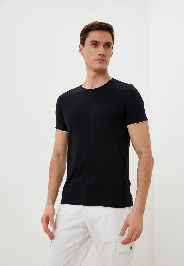 мужская футболка с коротким рукавом baker’s, черная