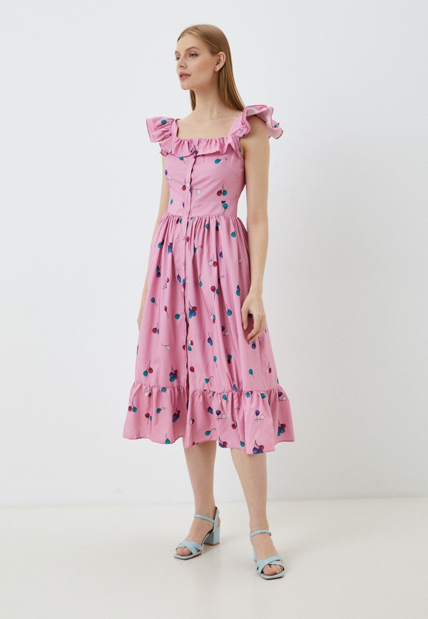 женское повседневные платье lakressi, розовое