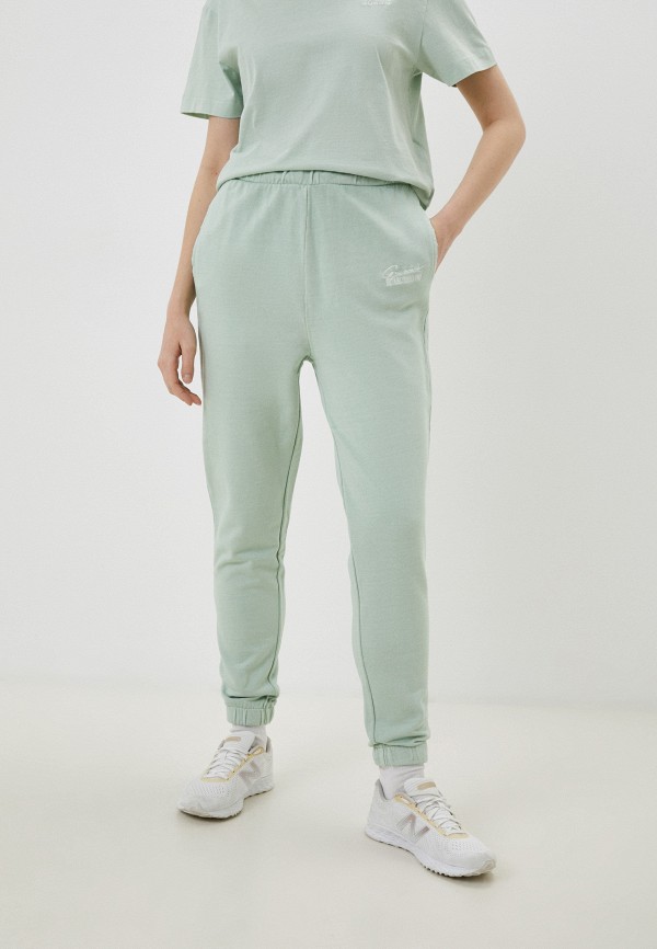 женские спортивные брюки guess, зеленые
