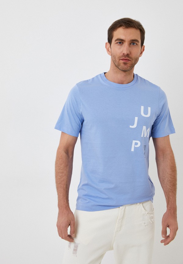 мужская футболка с коротким рукавом s.oliver, голубая