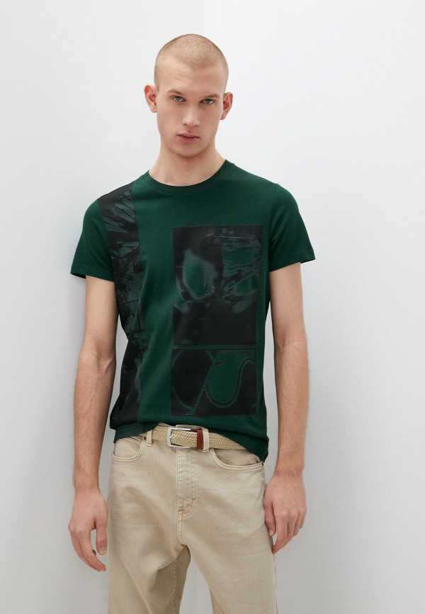 мужская футболка с коротким рукавом q/s designed by, зеленая