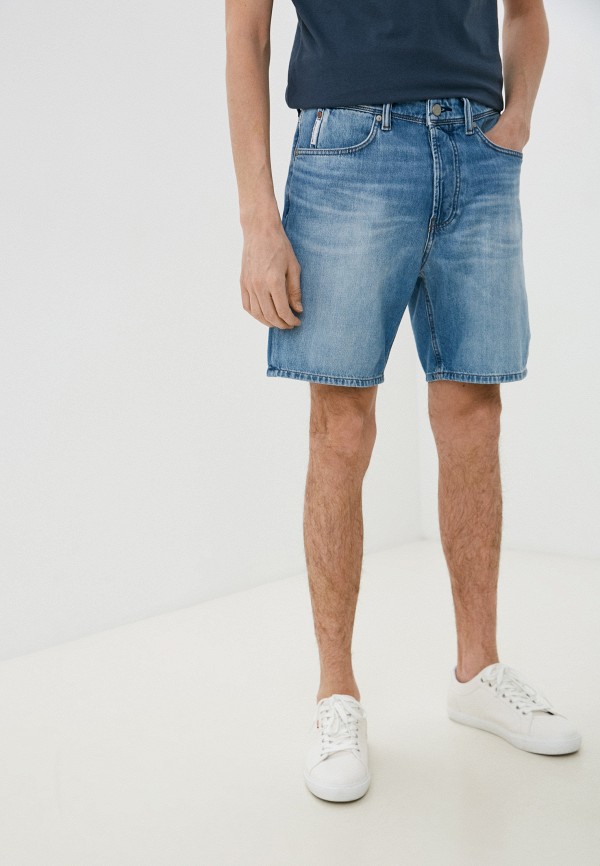 мужские джинсовые шорты marc o’polo denim, голубые