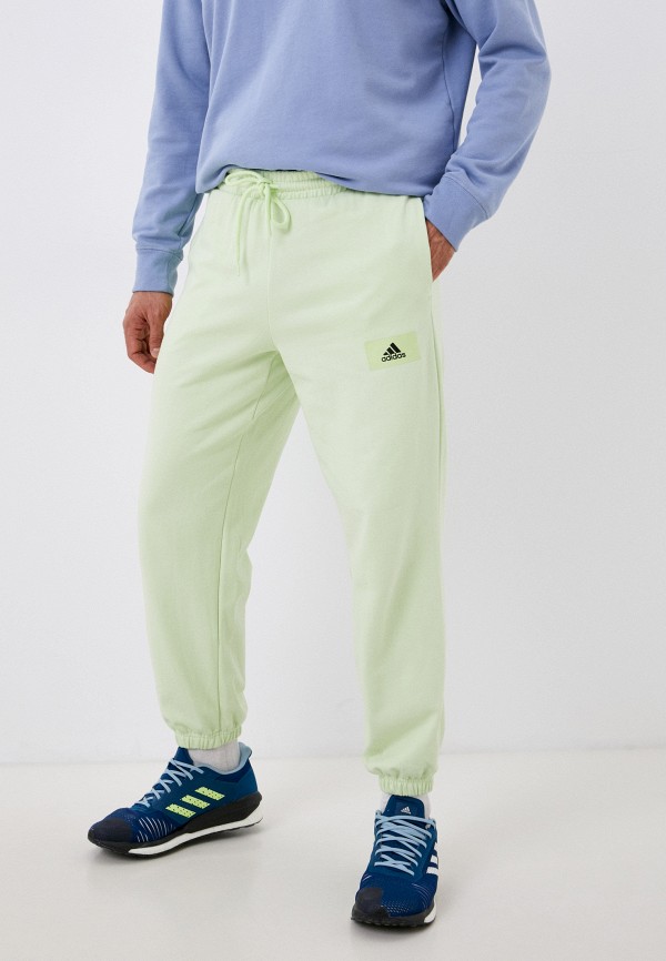 мужские спортивные брюки adidas, зеленые