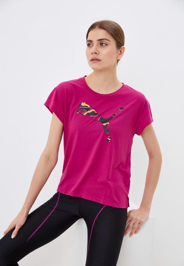 женская спортивные футболка puma, фуксия