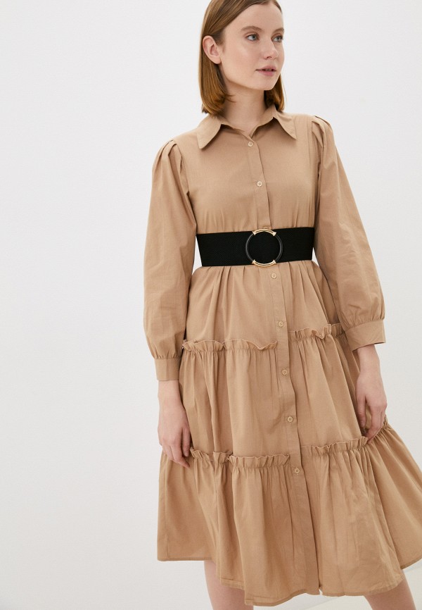 женское платье lakressi, коричневое