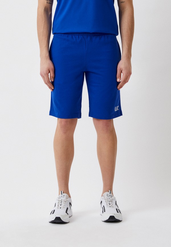 мужские спортивные шорты ea7, синие