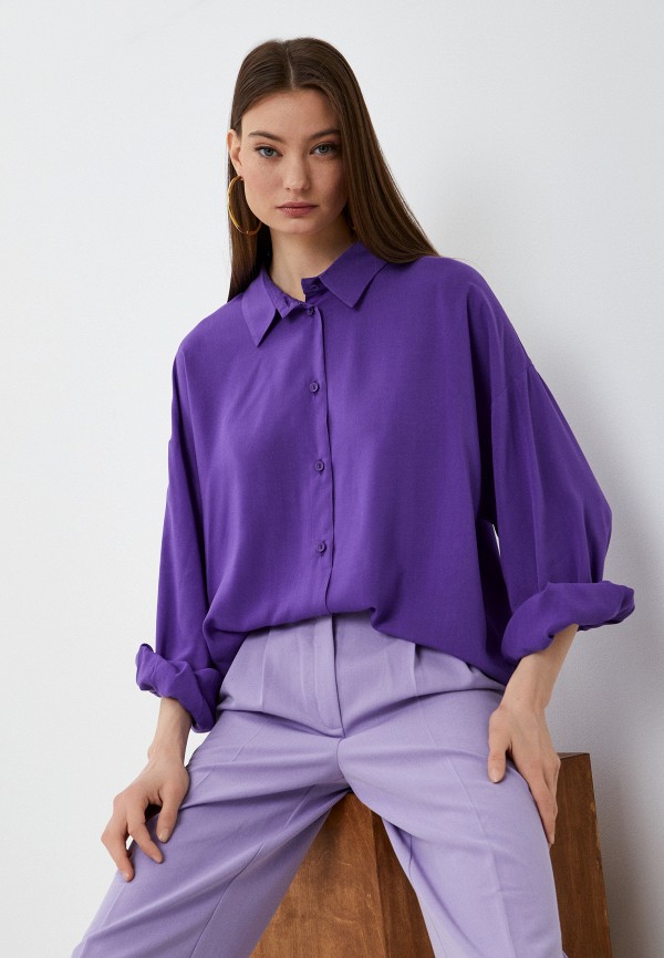 женская блузка imocean, фиолетовая