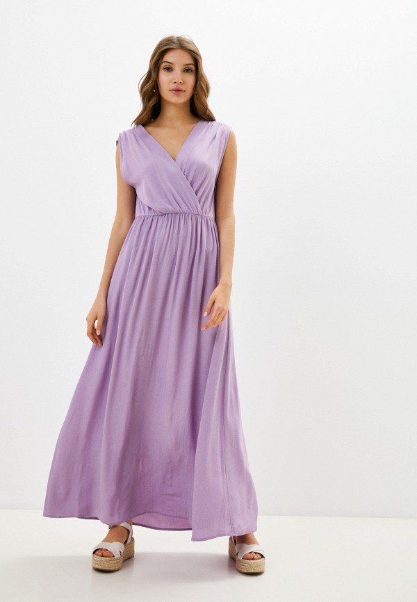 женское платье united colors of benetton, фиолетовое