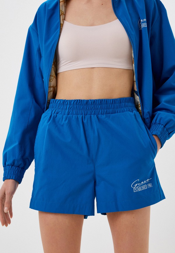 женские спортивные шорты guess, синие