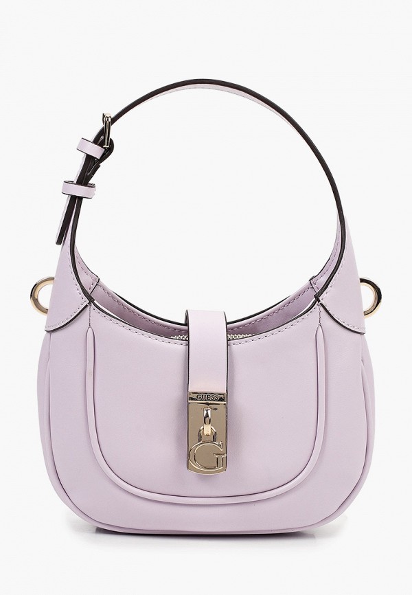 женская сумка guess, фиолетовая
