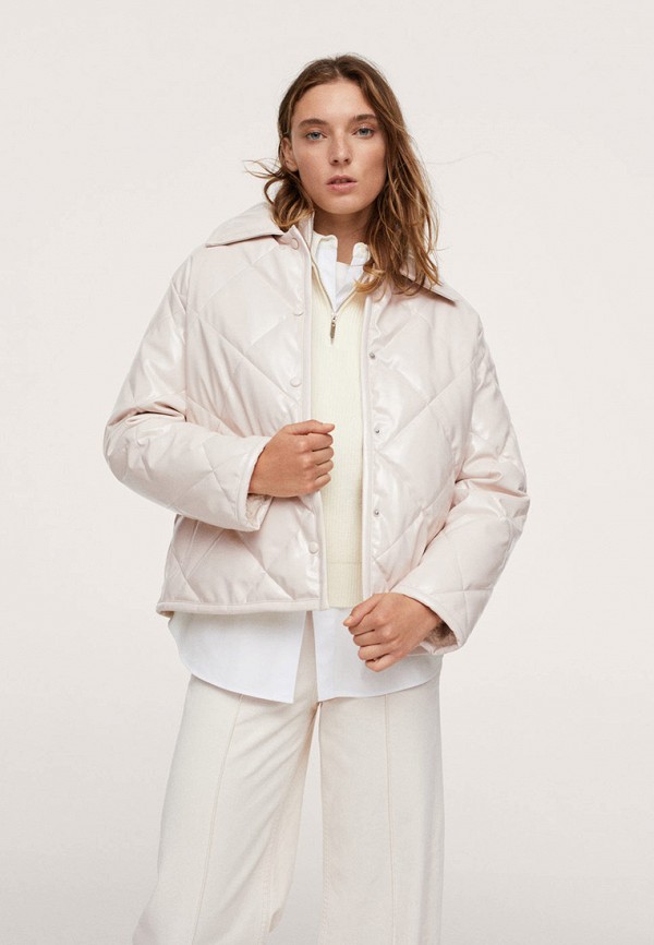 женская куртка mango, белая