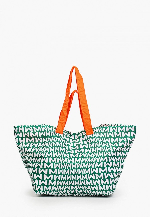 женская сумка mango, зеленая