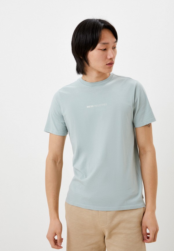 мужская футболка с коротким рукавом mexx, бирюзовая
