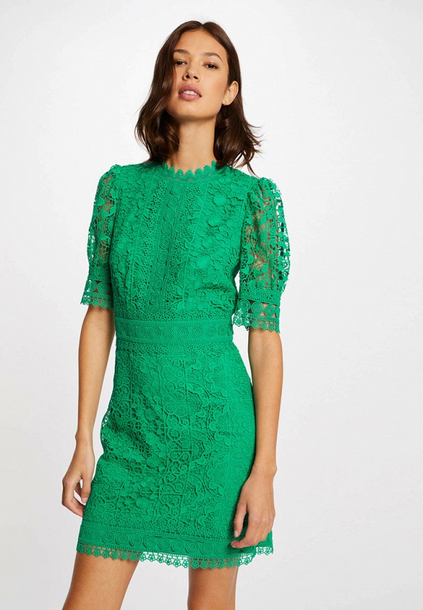 женское платье-футляр morgan, зеленое