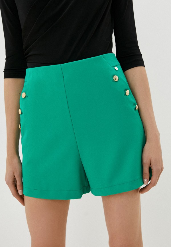 женские повседневные шорты rinascimento, зеленые