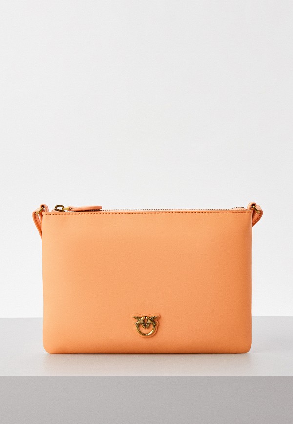 женская сумка pinko, оранжевая
