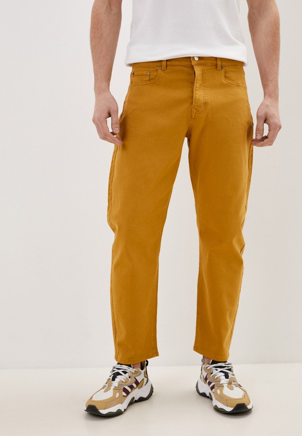 мужские прямые джинсы united colors of benetton, желтые