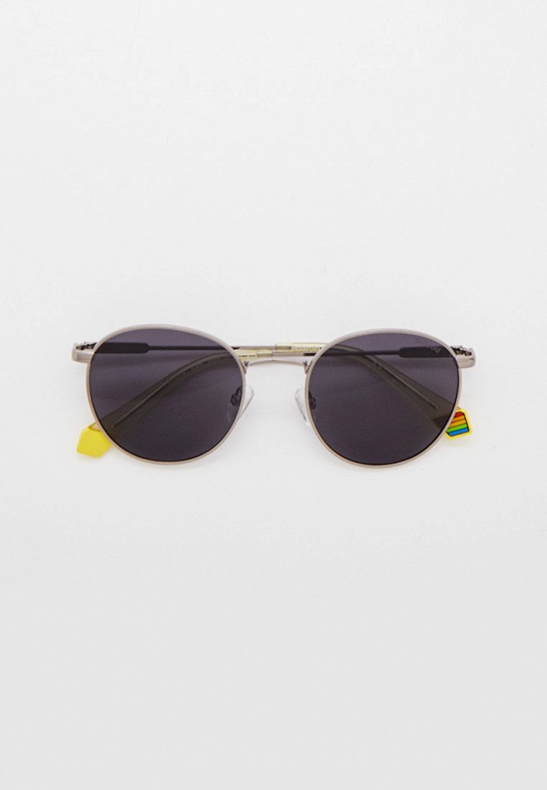женские солнцезащитные очки polaroid, серебряные