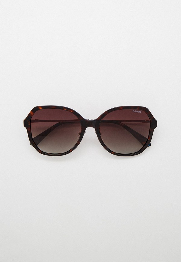 женские солнцезащитные очки polaroid, коричневые