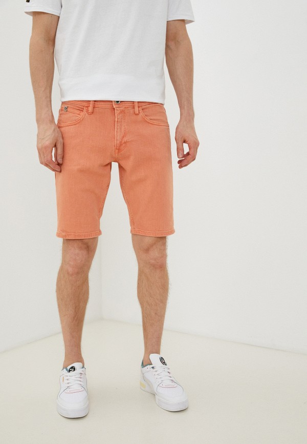мужские джинсовые шорты tom tailor, оранжевые