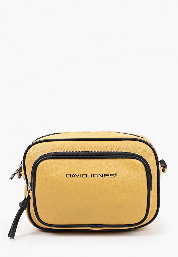 женская сумка david jones, желтая