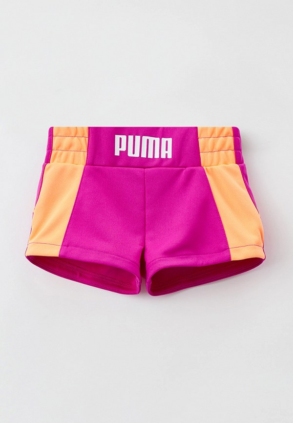 спортивные шорты puma для девочки, фиолетовые