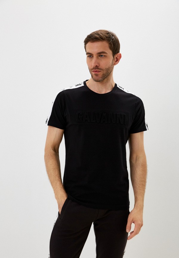 мужская футболка galvanni, черная