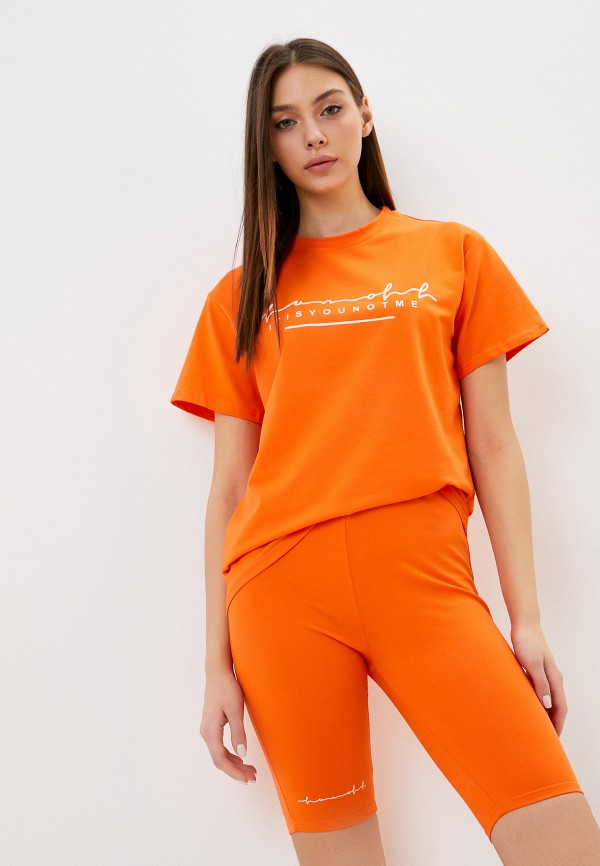 женский спортивный костюм fielsi, оранжевый