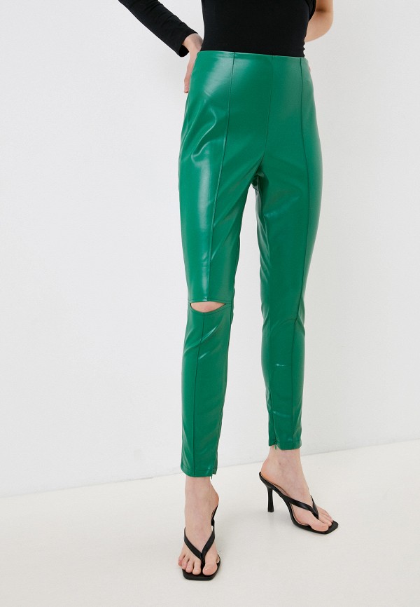 женские брюки bad queen, зеленые