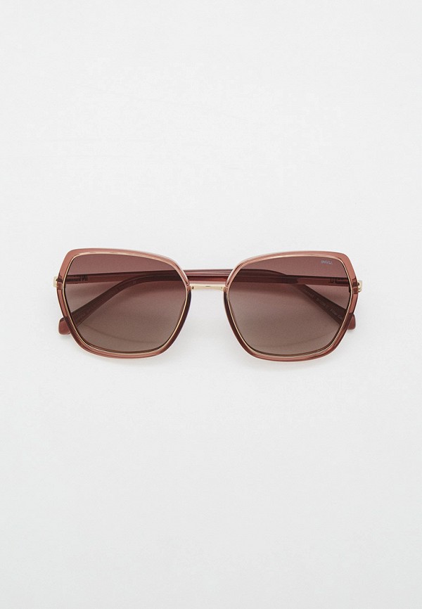 женские солнцезащитные очки invu, коричневые