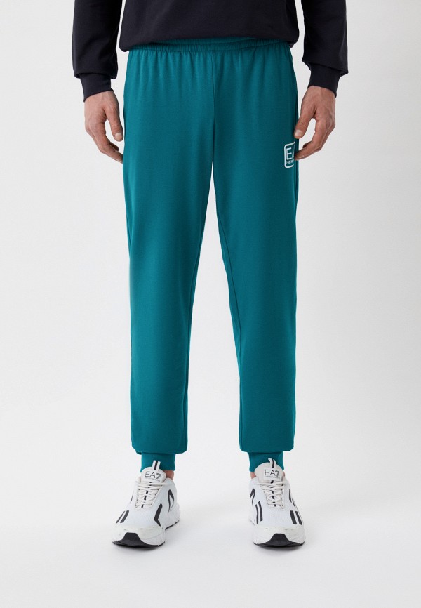 мужские спортивные брюки ea7, зеленые