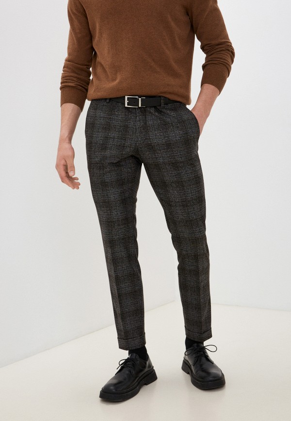мужские классические брюки primo emporio, коричневые