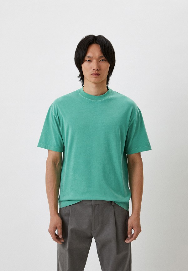мужская футболка liu jo, бирюзовая