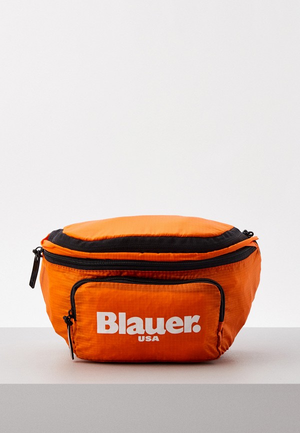 мужская сумка blauer, оранжевая