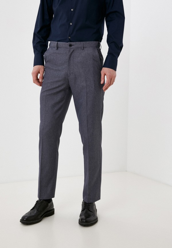 мужские классические брюки marks & spencer, серые
