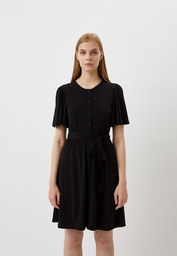 женское платье french connection, черное