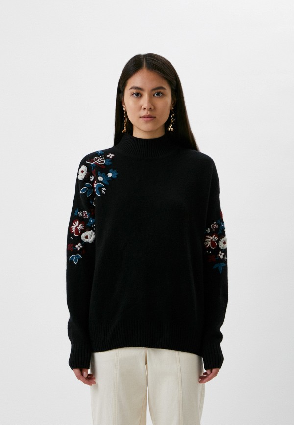женский свитер french connection, черный
