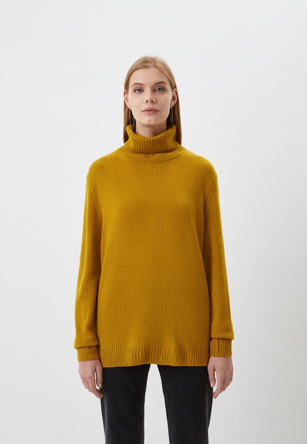 женский свитер french connection, желтый